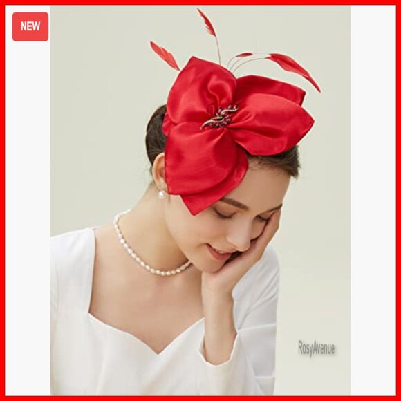 Vintage Fascinator Headband for Weddings Tea Parties Derby Events main image 5